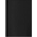 GBC® thermal binding back cover Business Line-Leather ibico, 3 mm, black