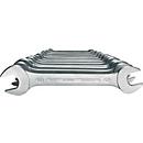 Gedore dubbele steeksleutelset 6-8, 8-delig, SW 6-22 mm, CV-staal, zeskantig