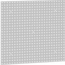 Geperforeerd paneel WFI, wandmontage, gatmaat 9 x 9 mm &amp; gatafstand 38 mm, L 988 x H 910 mm, plaatstaal, lichtgrijs RAL 7035