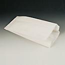 Geplooide zakken Papstar, papier &amp; cellulose draad, wit, vulcapaciteit 1,5 kg, 280 x 130 x 70 mm, 1000 st.