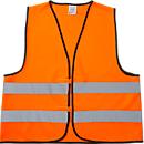 Gilet de sécurité - EN ISO 20471: 2013 - orange fluo