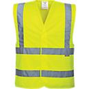Gilet de sécurité Portwest C470, EN ISO 20471 classe 2, bandes réfléchissantes, taille XL, polyester, jaune