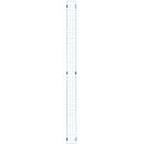 Gitterelement, aus Stahl, B 150 x H 2086 mm, blau