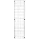 Gitterelement, aus Stahl, B 550 x H 2086 mm, hellsilber