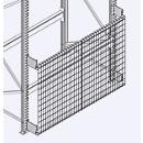 Gitterrückwand GRM-Set 6, Regalhöhe 3600 x Regallänge 2700 mm