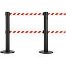 GLA 89 boundary post, double tape 9 m long each, 3 attachment possibilities, white/red