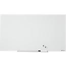 Glastafel Nobo Diamond, magnetisch, aneinander montierbar, weiss, 1260 x 710