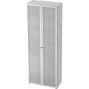 Glastürenschrank TOPAS LINE, 6 Ordnerhöhen, B 800 mm, weiß