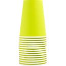 Gobelet en carton Pronappe, 20 cl, carton, vert kiwi, 15 pièces