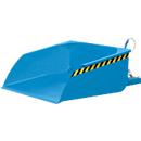 Godet pour chariot élévateur Bauer BSI 75, déverrouillage par câble, L 1810 × l 1330 × H 710 mm, 0,75 m³, jusqu'à 1000 kg, acier peint, bleu clair
