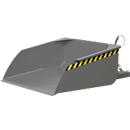 Godet pour chariot élévateur Bauer BSI 75, déverrouillage par câble, L 1810 × l 1330 × H 710 mm, 0,75 m³, jusqu'à 1000 kg, acier peint, gris souris