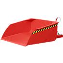 Godet pour chariot élévateur Bauer BSI 75, déverrouillage par câble, L 1810 × l 1330 × H 710 mm, 0,75 m³, jusqu'à 1000 kg, acier peint, rouge feu