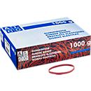 Gomas elásticas, rojas, 100 x 5 mm, 1000 g