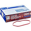 Gomas elásticas, rojas, 200 x 6 mm, 1000 g