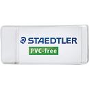 Gomme Staedtler, pour crayons à papier et crayons de couleur effaçables, sans PVC, L 43 x P 19 x H 13 mm, plastique, blanche