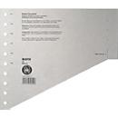 Graduated dividers No. 1651, DIN A4, grey, 200 g/m², 100 pieces