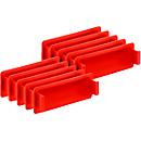 Greepsluiting voor Euronorm bak, rood, 10 stuks