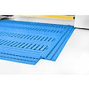Grille de sol Work Deck, 600 x 1200 mm, bleu