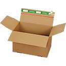Grünmarie® shipping boxes, 300 x 200 x 200 mm, pallet-optimized, automatic bottom, up to 20 kg, 100 % recyclable, FSC® corrugated cardboard, brown, 25 pieces