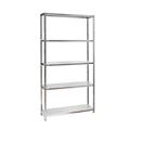 Grund-Schraubregal WR, 5 Fachböden, B 1300 x T 800 x H 2000 mm