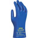 Guante de protección química uvex rubiflex S NB27B, stockinette, recubrimiento NBR, EN 374/Tipo A, ergonómico, 10 pares, talla 10