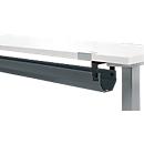 Guide câbles, rabattable, télescopique dans la plage de 1024-1624 mm, métal, anthracite - notre marque Schäfer Shop Select