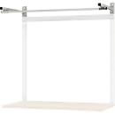 Guiga para largura de mesa 1500 ou 2000 mm, aço revestido a pó