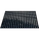 Gummi-Ringmatte EAZY CARE SCRUB, 600 x 400 mm, schwarz