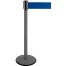 Gurtpfosten GLA 29, anthrazit, Gurt blau