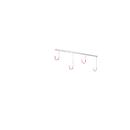 Hängeparker WSM 3804, Hängesystem f. Wand/Decke, für Reifen bis 65 mm, 4 Stellplätze, B 1170 x T 350 x H 350 mm