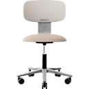 HÅG Tion 2140 Bürostuhl, HÅG inBalance®, höhenverstellbar 408 - 542 mm, neigbar, gepolsterter Sitz, Universalrollen, beige/grau, ohne Armlehnen