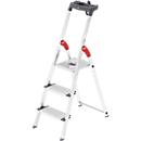 Hailo Alu- Sicherheitsleiter ProfiLine S150XXX, Multifunktionsschale, 3 - 8 Stufen