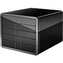 HAN desktop drawers i-Line, 5 drawers, plastic, black