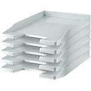 HAN Filing basket, DIN C4, plastic, 5 pieces, light gray