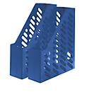 HAN Tijdschriftenhouder, Breedte 76 mm, kunststof, 2 stuks, blauw