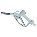 Hand dispenser valve for AdBlue® CEMO AdBlue® hand crank pump, DN19, with 19 mm outlet part made of stainless steel, PP and Viton, white