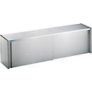 Hangkast, rvs, met schuifdeuren, B 2000 mm