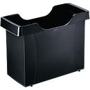Hangmappenbox Leitz Uni-Box Plus 1908, A4, voor ca. 20 hangmappen, handgrepen, zwart
