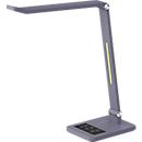 Hansa-by-styro Tide LED-Tischlampe, Farbtemperatur einstellbar, Memory-Funktion, metallicgrau