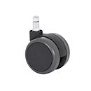 Hard floor castors, for office chair NowyStyl WithMe, black, 5 pcs.