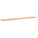 Haut de comptoir Tool, droit, élément central, coloris hêtre