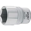 HAZET dopsleutel 900-9, 1/2 inch, zeskant, SW 9 mm, L 38 mm, CV-staal, gepolijst verchroomd