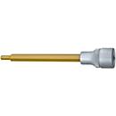 HAZET inbus 986SL-5, 1/2 inch, binnenzeskant SW 5 mm, TIN-gecoat, L 140 mm, speciaal staal, DIN 7422