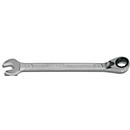 Hazet ratelsleutel met beugel 606, SW 16 mm, lengte 230,2 mm, CV-staal, omschakelbaar, dubbele zeskant met gripprofiel