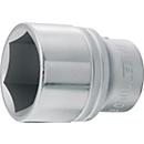 HAZET Steckschlüsseleinsatz 1000-41, 3/4 Zoll, SW 41 mm, L 68,5 mm, 6-kant, CV-Stahl, verchromt poliert