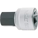 HAZET Steckschlüsseleinsatz 1010-19, 3/4 Zoll, SW 19 mm, CV-Stahl, DIN 7422, Spitze brüniert