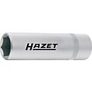 HAZET Steckschlüsseleinsatz 850LG-13, 1/4 Zoll Antrieb, SW 13 mm, L 50 mm, CV-Stahl, verchromt