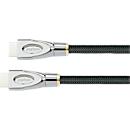 HDMI 2.1 Kabel Good Connections PYTHON® Serie, Ultra-High-Speed, bis 8K/UHD-2, Vollmetallstecker & Nylongeflecht, Länge 1 m, schwarz