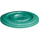 HDPE lid, 75 litres, green