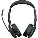 Headset Jabra Evolve2 55 link380a Stereo, Reichweite bis 30 m, bis 10 h, UC-optimiert, schwarz